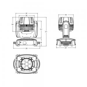 Изображение продукта INVOLIGHT LEDMH720W  - 4